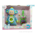 7 inch stuffed plush animal doll with plastic guitar ,cloth doll with plastic accesorry